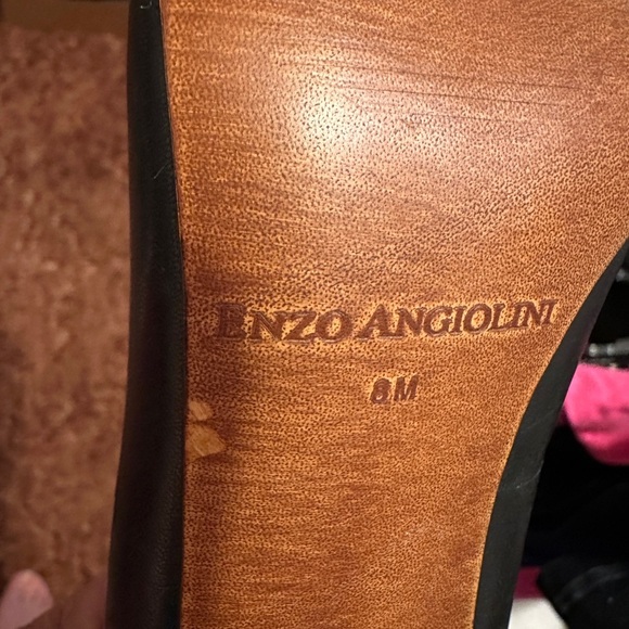 Enzo Angiolini black heels sz 8 - Picture 12 of 13